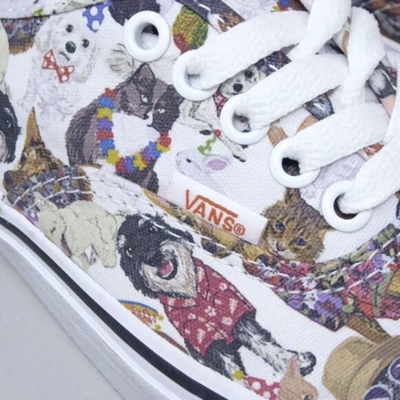 Vans, ASPCA 50th Anniversary Dog/Cat Print, Sz 7.5, EUC - Picture 3 of 7